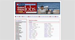 Desktop Screenshot of easternontariojobs.com